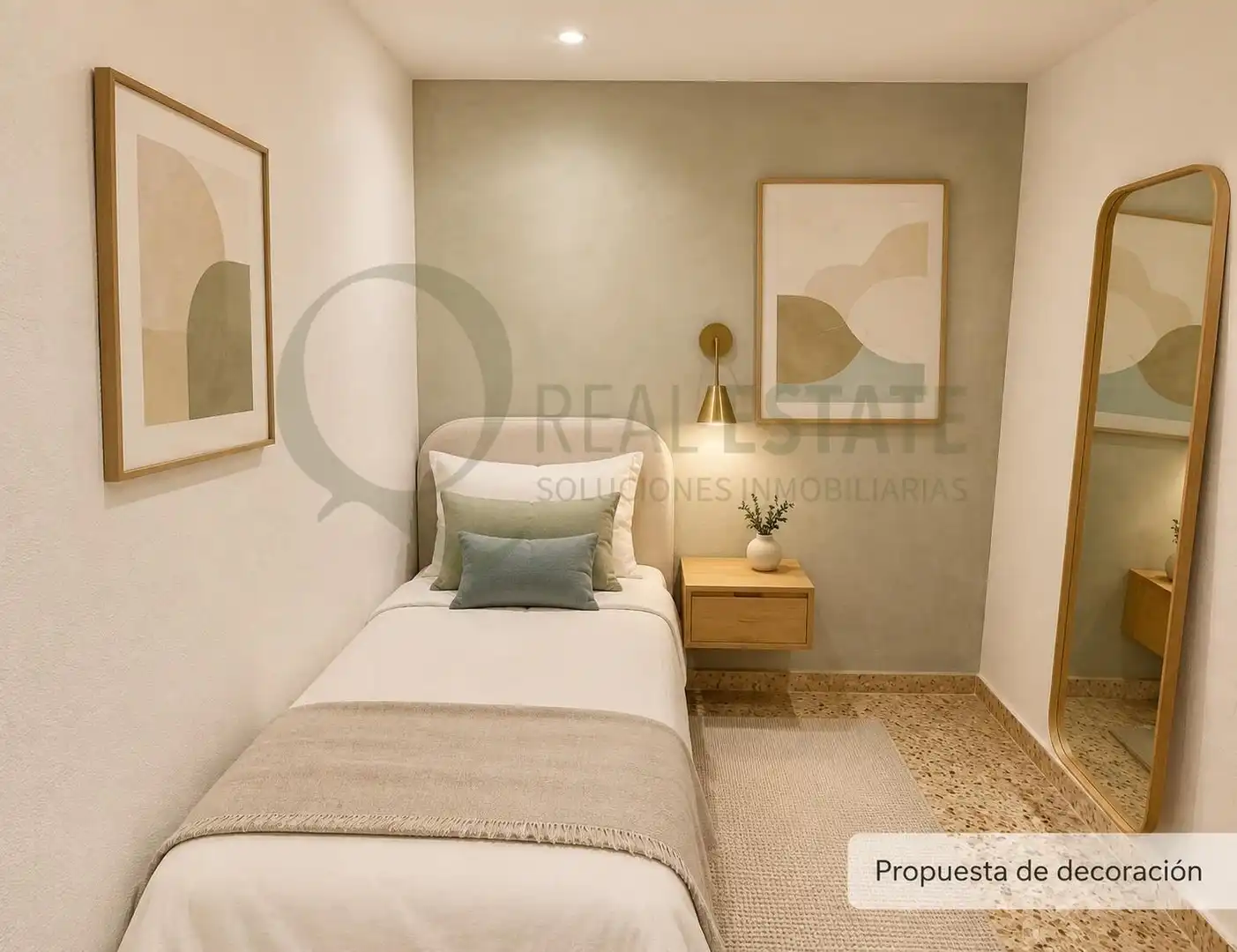 Dormitori de Pis en venda en Alicante / Alacant amb Jardí privat, Terrassa i Balcó