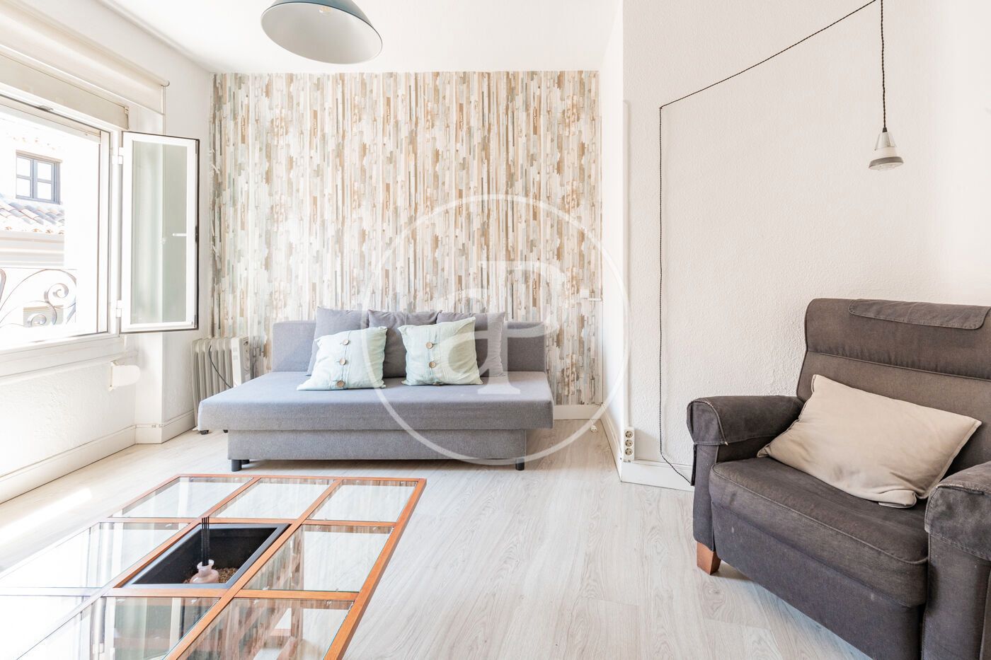 Sala d'estar de Pis en venda en  Madrid Capital amb Calefacció