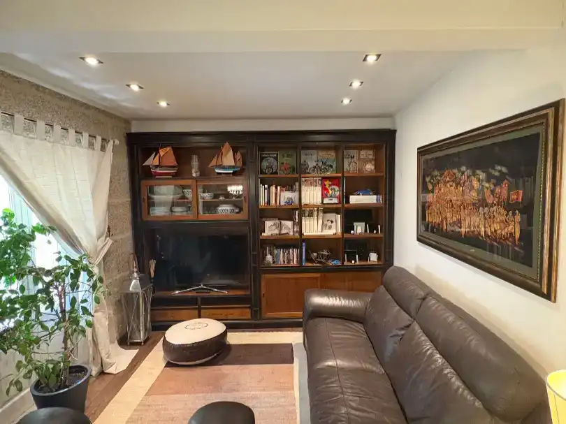 Sala de estar de Piso en venta en Santiago de Compostela 
