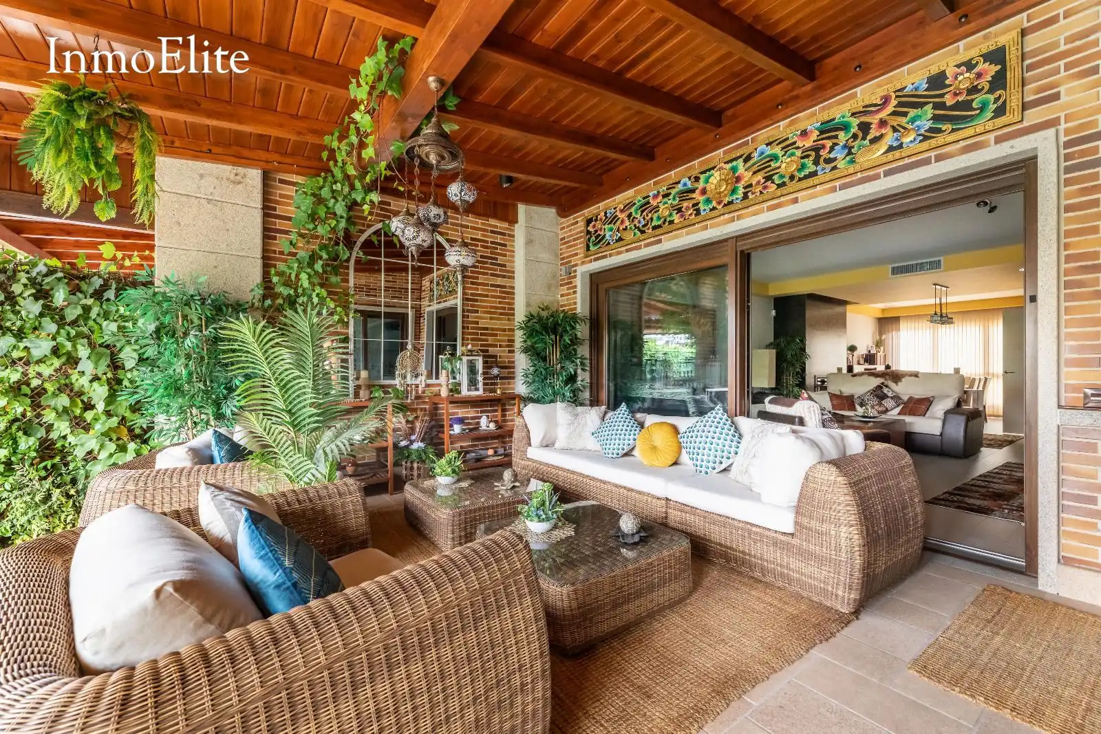 Terrace of Detached homes for sale in Majadahonda  with Air Conditioner, Heating and Private garden