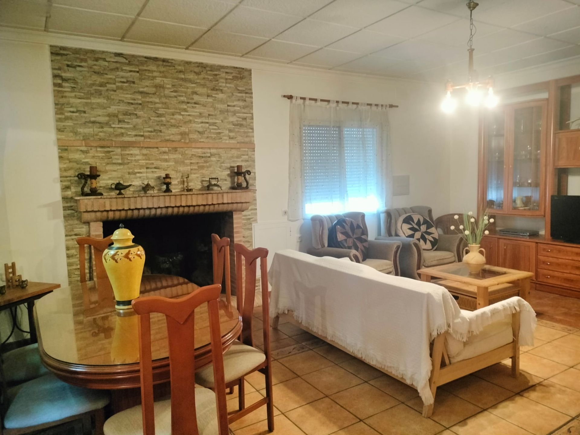 Living room of House or chalet for sale in Almodóvar del Campo  with Heating, Terrace and Storage room
