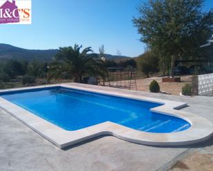 Swimming pool of House or chalet for sale in Brazatortas  with Air Conditioner, Swimming Pool and Furnished