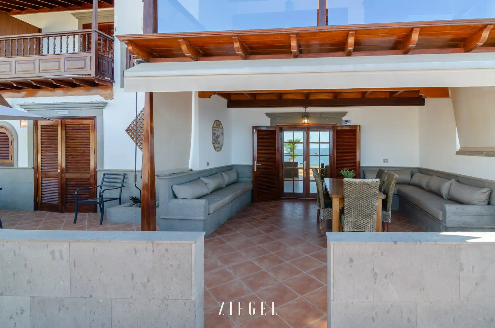 Terrace of Houses for rent in Mogán  with Terrace, Swimming Pool and Furnished