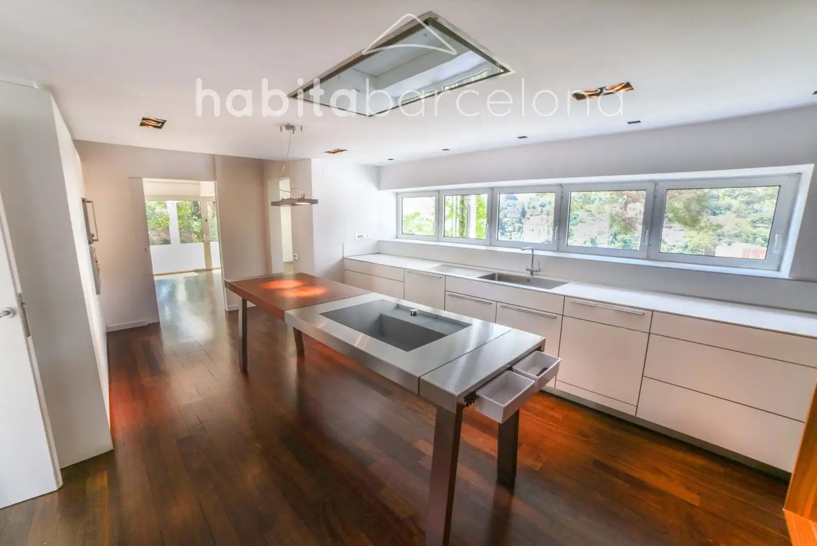 Kitchen of Houses for rent in Barcelona  with Air Conditioner, Heating and Private garden