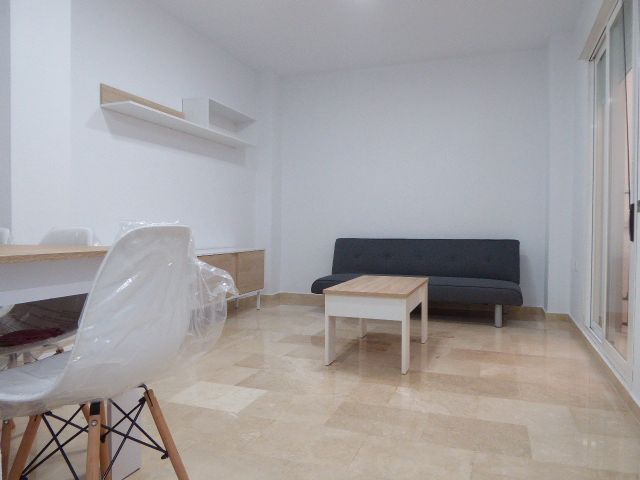 Sala de estar de Apartamento de alquiler en Málaga Capital con Amueblado, Lavadora y Microondas