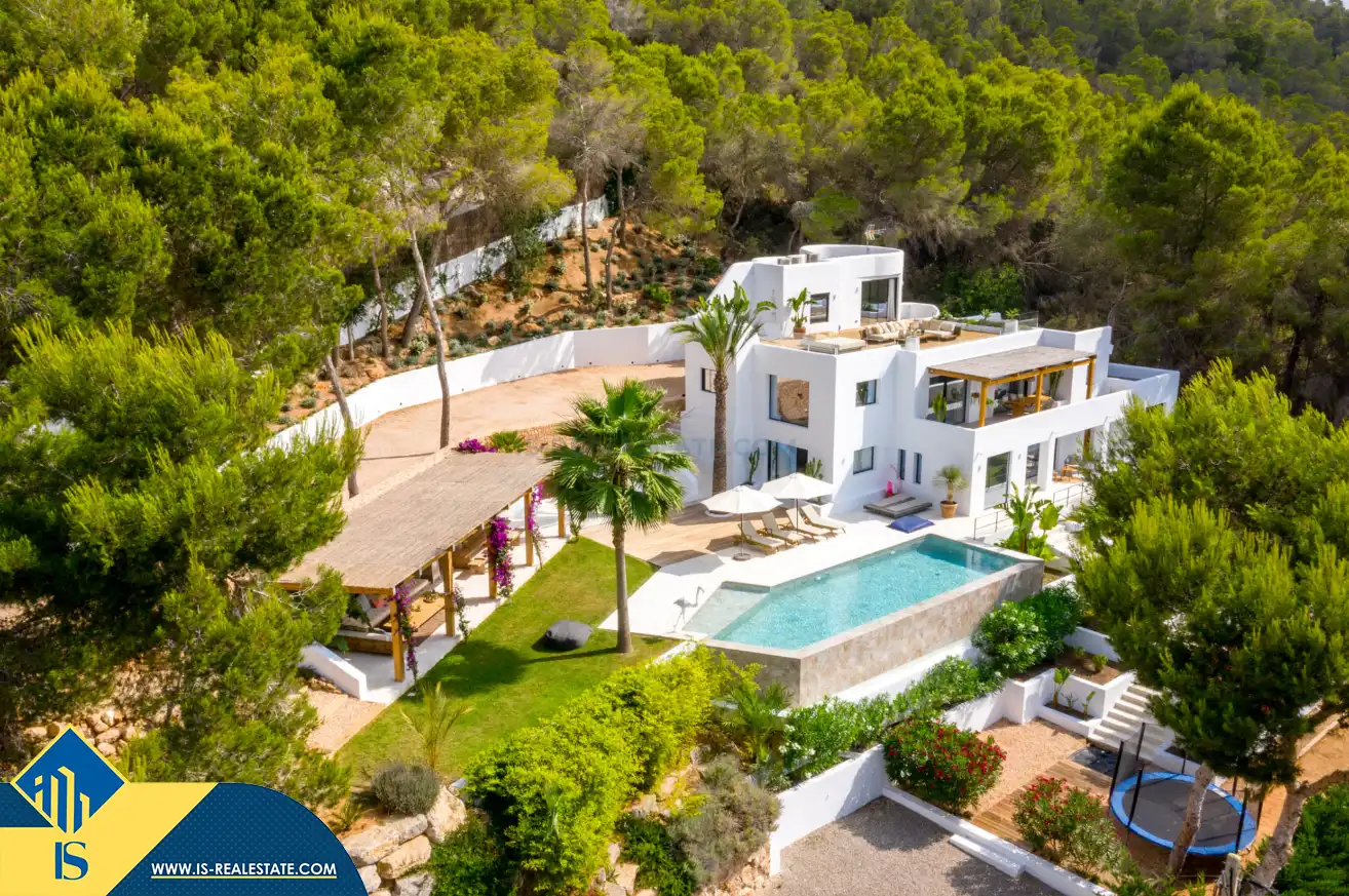 Vista exterior de Casa o chalet en venta en Sant Josep de sa Talaia con Aire acondicionado, Calefacción y Jardín privado