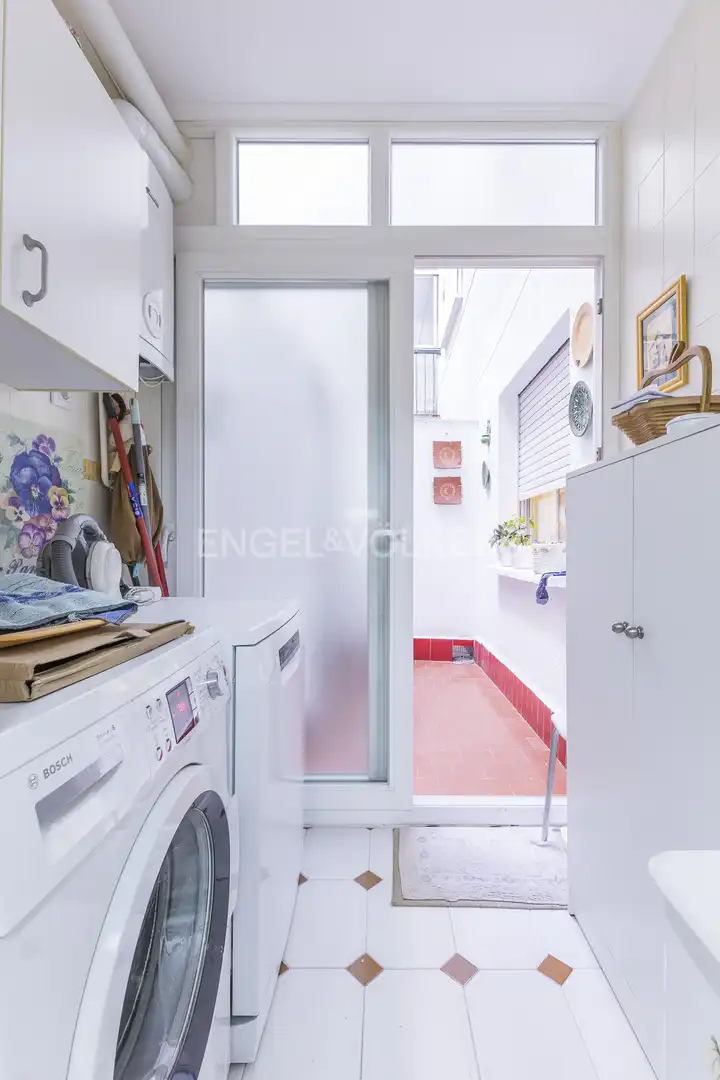 Cocina de Piso en venta en Madrid con Calefacción, Parquet y Terraza