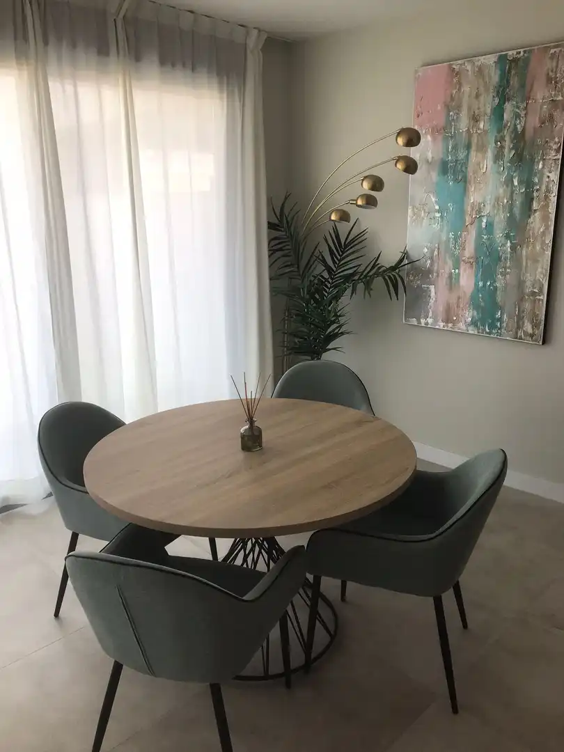 Dining room of Apartments for rent in Estepona  with Air Conditioner, Terrace and Swimming Pool