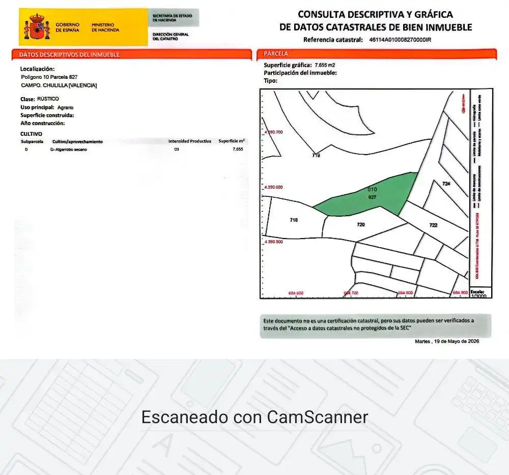 Land for sale in Chulilla