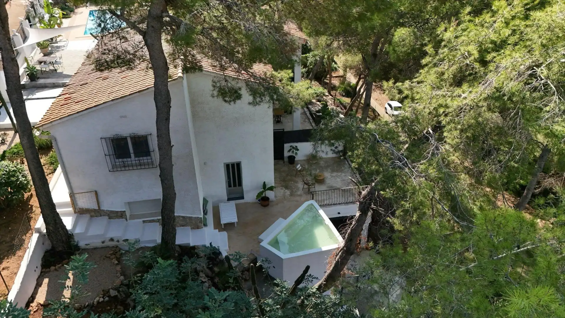 Vista exterior de Casa o chalet en venta en Gandia con Jardín privado, Terraza y Piscina