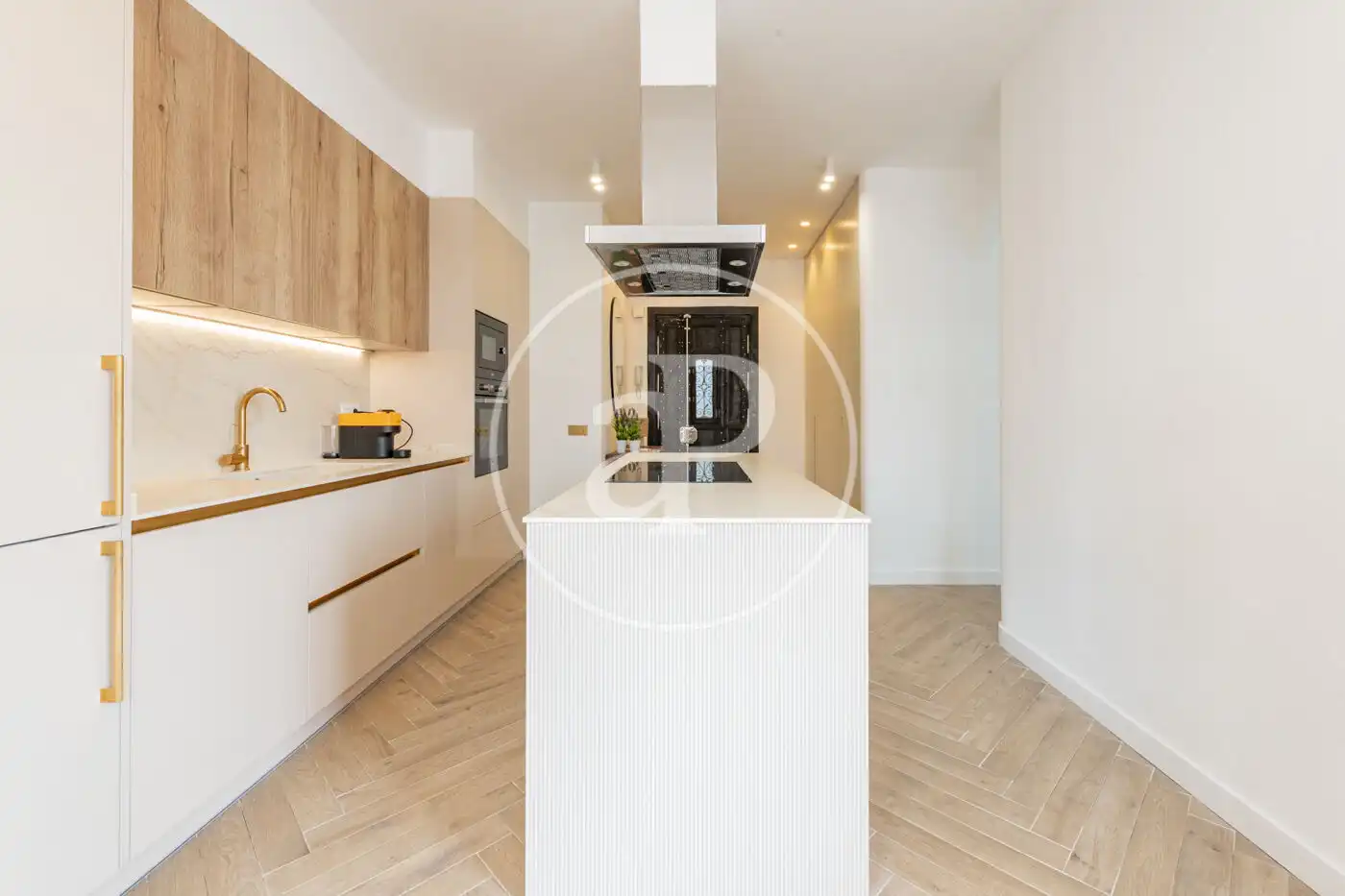 Kitchen of Flat for sale in Madrid  with Air Conditioner, Heating and Terrace