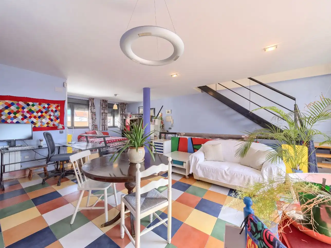 Sala d'estar de Casa o xalet en venda en Usera