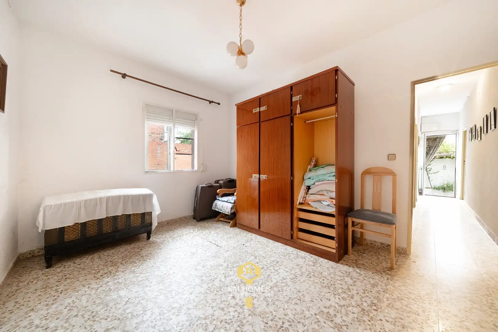 Dormitori de Casa adosada en venda en Mejorada del Campo amb Calefacció, Jardí privat i Terrassa