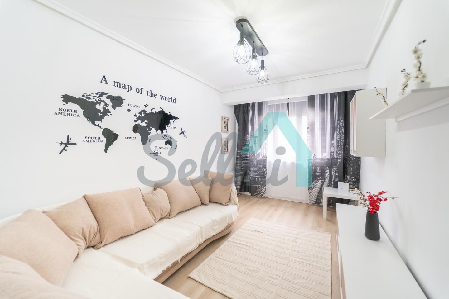 Sala d'estar de Pis en venda en Lena amb Calefacció i Traster