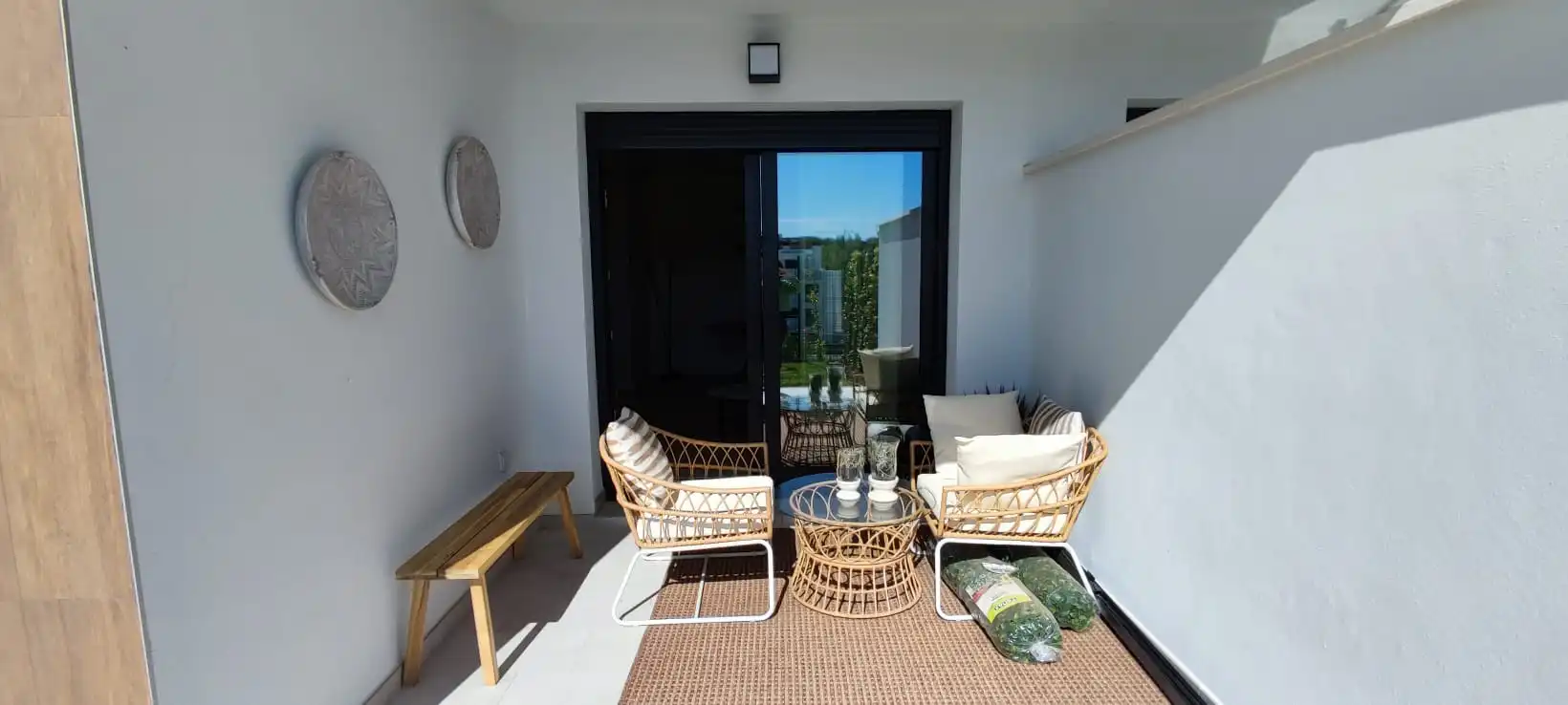 Terraza de Piso de alquiler en Colmenar Viejo con Aire acondicionado, Calefacción y Jardín privado
