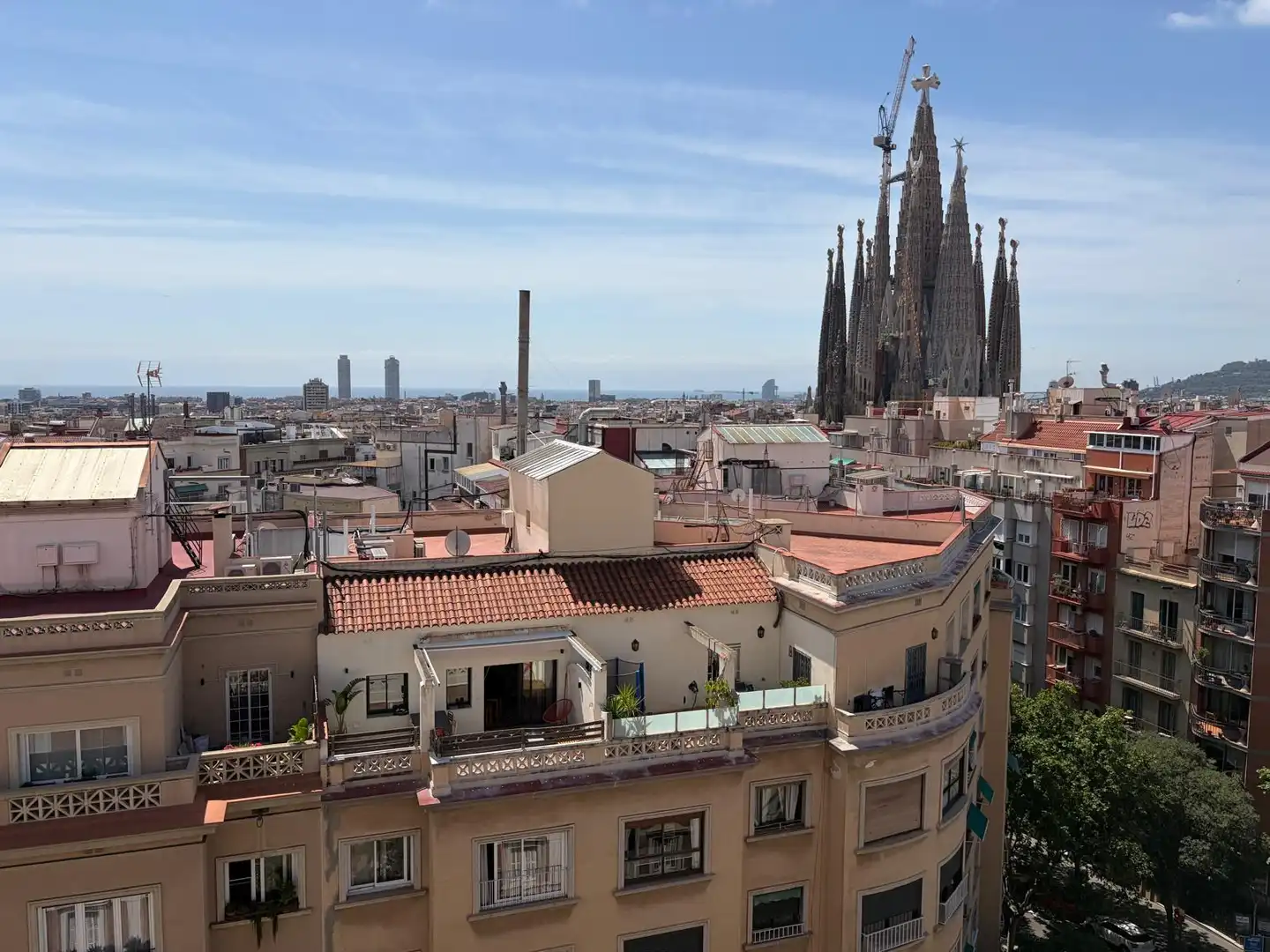 Vista exterior de Piso en venta en Barcelona con Aire acondicionado