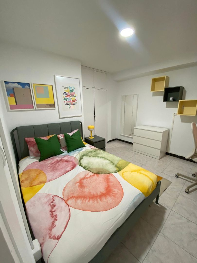 Bedroom of Flat to rent in  Granada Capital  with Furnished, Washing machine and Microwave
