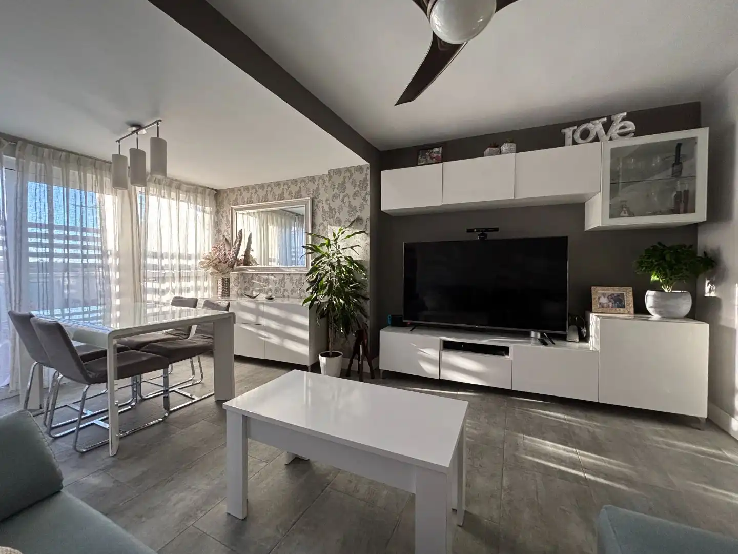 Sala de estar de Ático en venta en Getafe Norte
