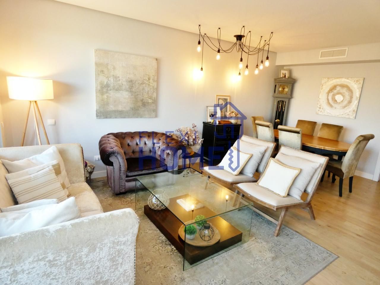 Sala de estar de Piso de alquiler en  Madrid Capital con Calefacción, Terraza y Trastero