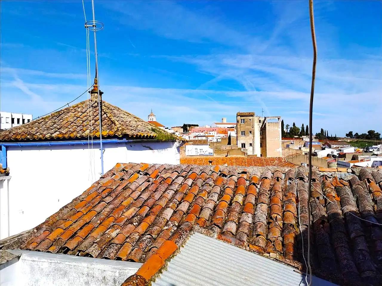 Vista exterior de Piso en venta en Badajoz con Terraza