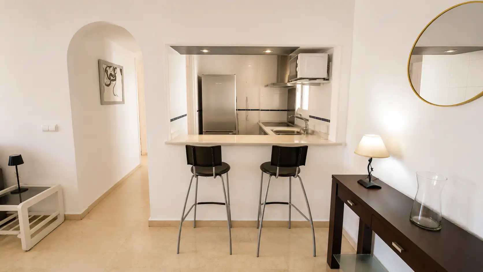 Kitchen of Flat for sale in Benalmádena  with Air Conditioner, Heating and Terrace