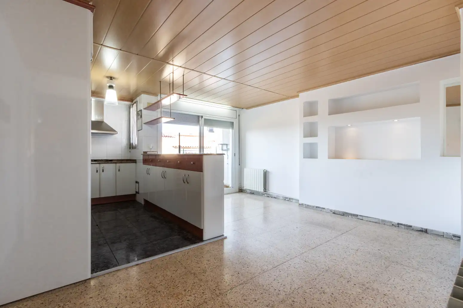 Kitchen of Flat for sale in Terrassa  with Heating, Storage room and Balcony