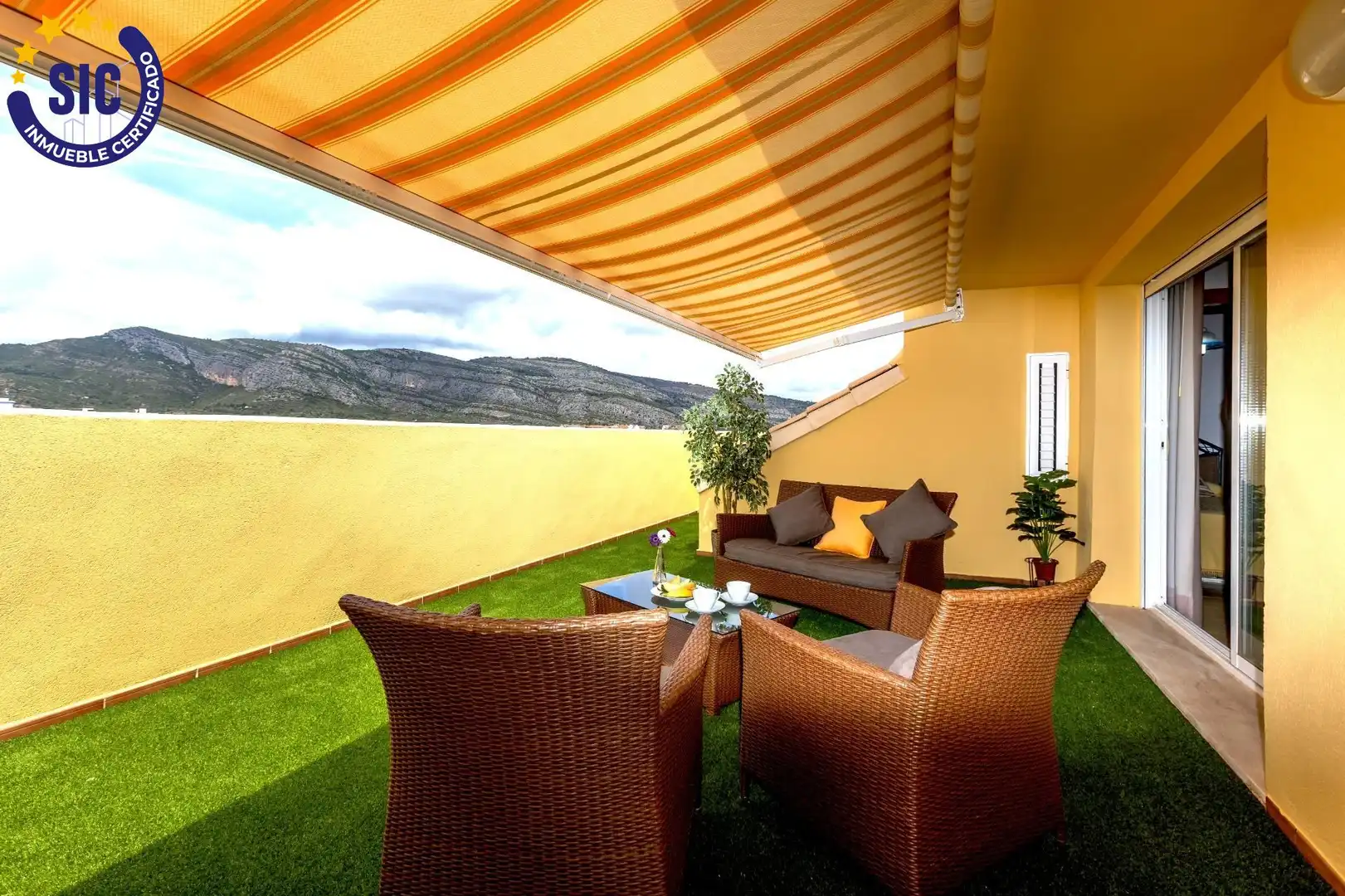 Terraza de Ático en venta en Oropesa del Mar / Orpesa con Aire acondicionado, Terraza y Amueblado