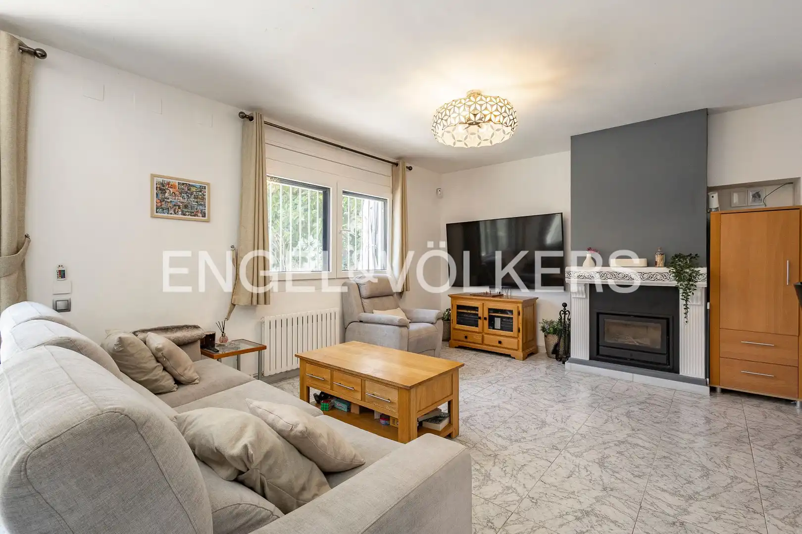 Living room of Houses for sale in Castelldefels  with Air Conditioner, Heating and Swimming Pool