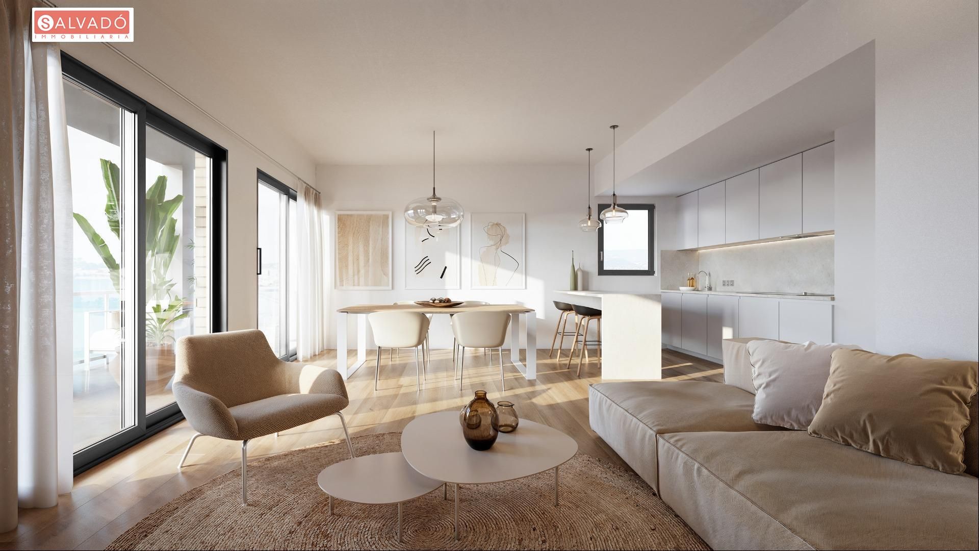 Living room of Flat for sale in Calafell  with Air Conditioner, Heating and Terrace