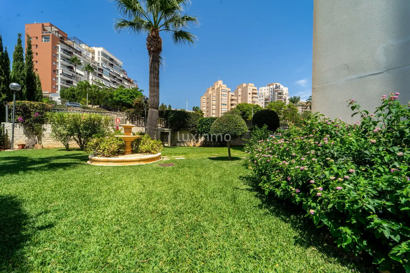 Jardín de Planta baja en venta en Calpe / Calp con Aire acondicionado, Jardín privado y Terraza