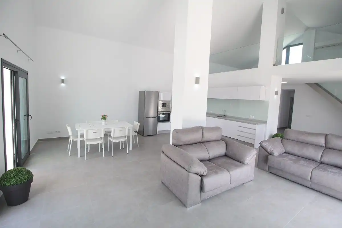 Sala de estar de Casa o chalet de alquiler en Vélez-Málaga con Aire acondicionado, Calefacción y Jardín privado