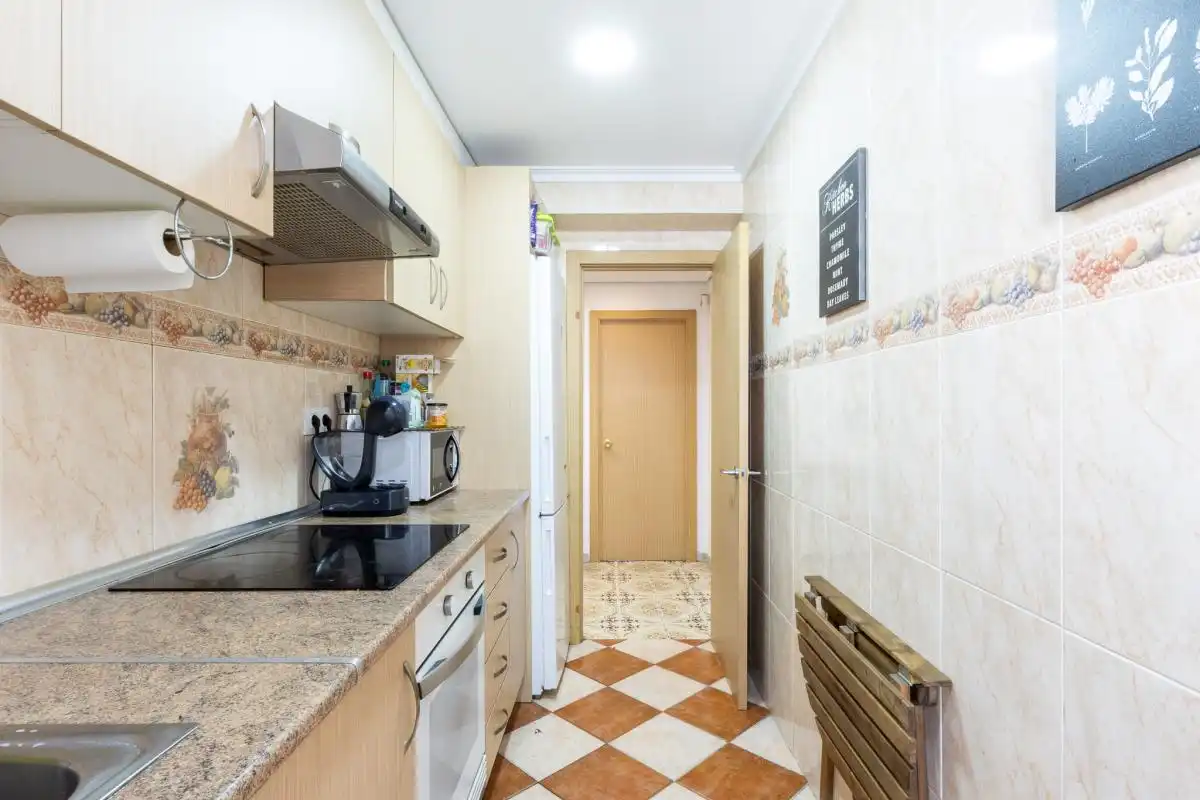 Kitchen of Flat for sale in Valencia  with Heating, Terrace and Furnished