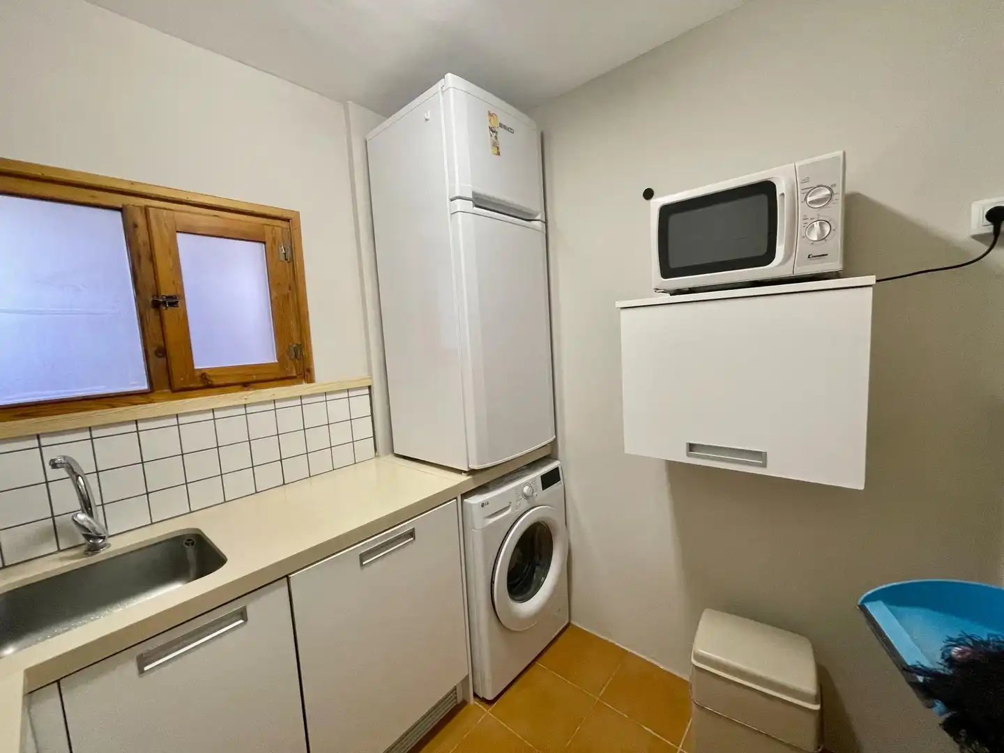 Kitchen of Flat for rent in Alcalá de la Selva  with Heating, Terrace and Storage room