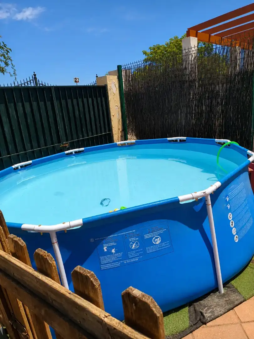Swimming pool of Detached homes for sale in Salteras  with Air Conditioner, Terrace and Storage room