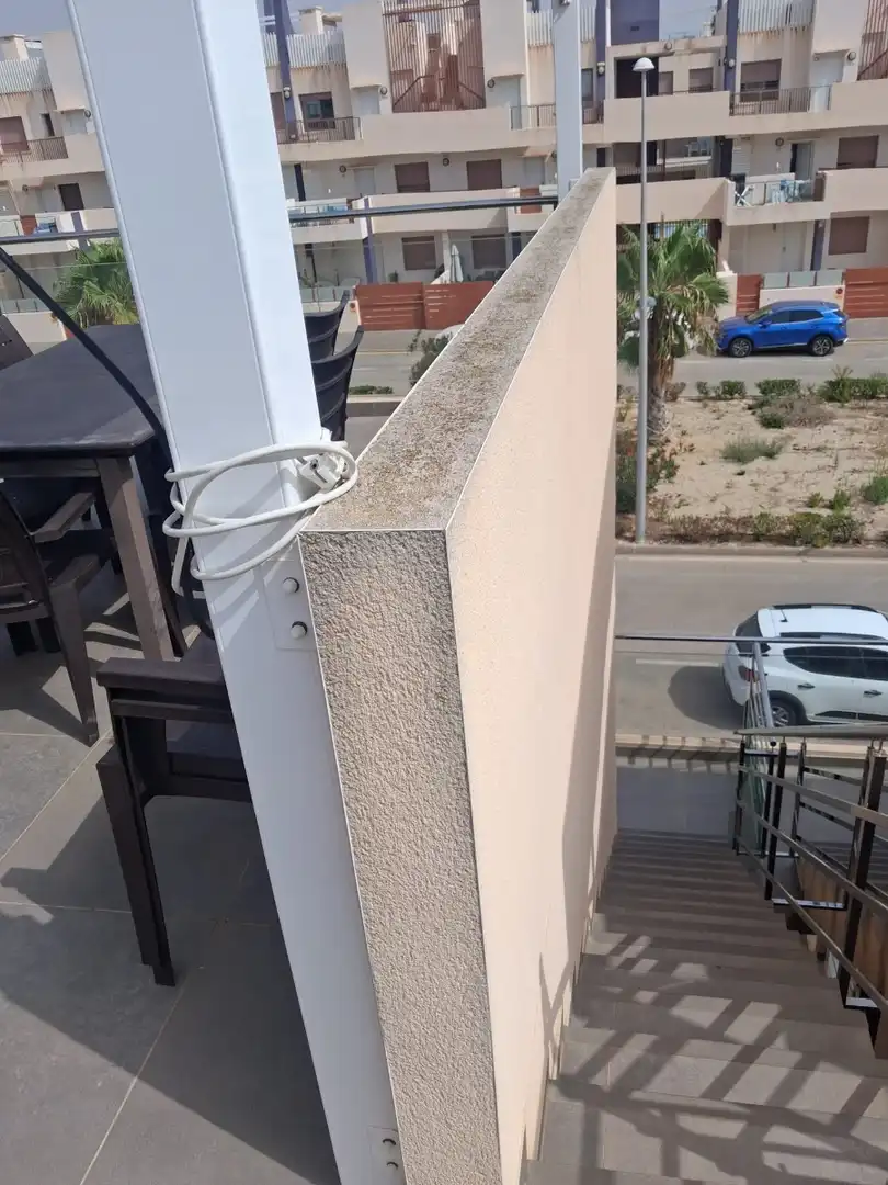 Balcony of Attic for rent in Pilar de la Horadada  with Air Conditioner, Terrace and Furnished