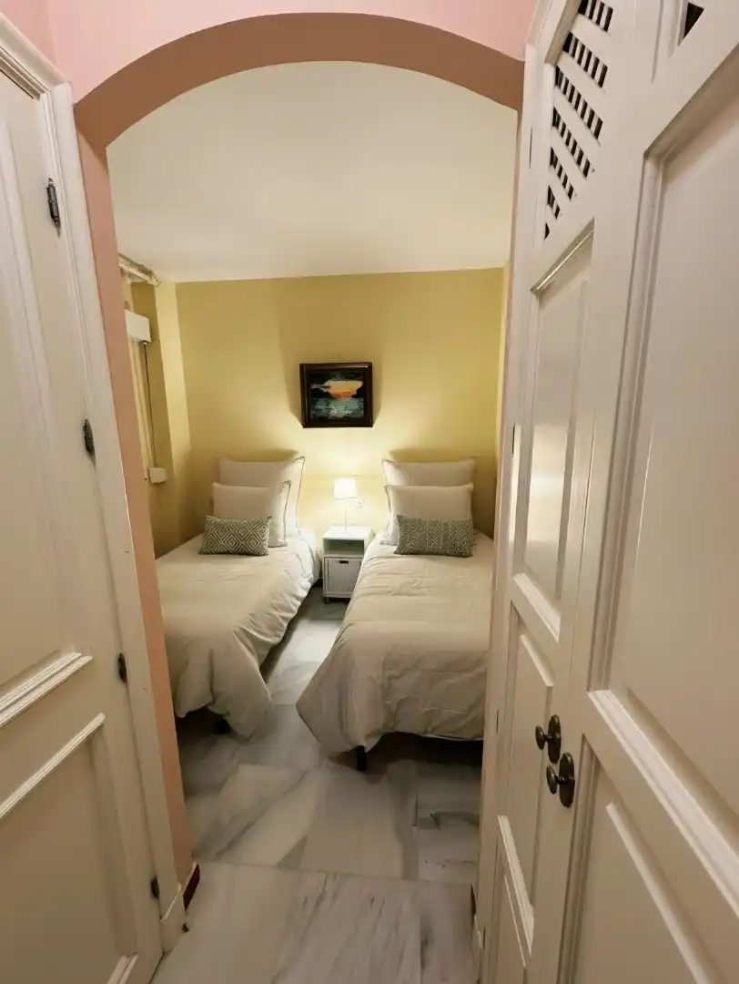 Bedroom of Flat for rent in El Puerto de Santa María  with Air Conditioner, Terrace and Furnished