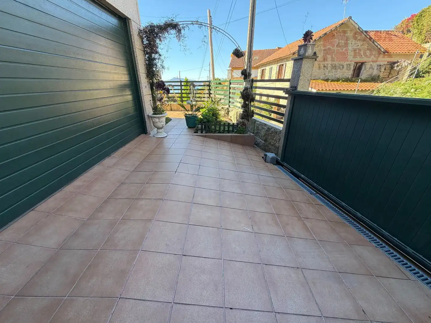 Terrace of Detached homes for sale in Moaña  with Heating, Parquet flooring and Terrace