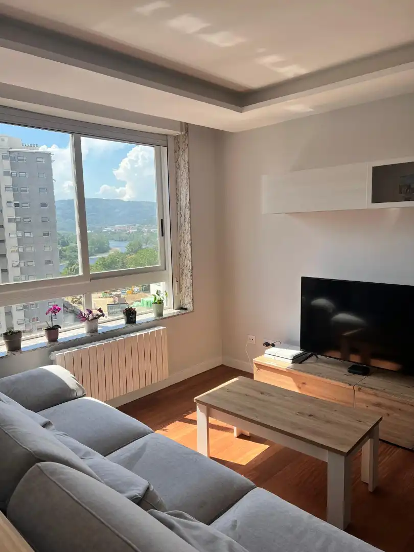 Sala de estar de Piso en venta en Ourense Capital  con Calefacción, Parquet y Horno