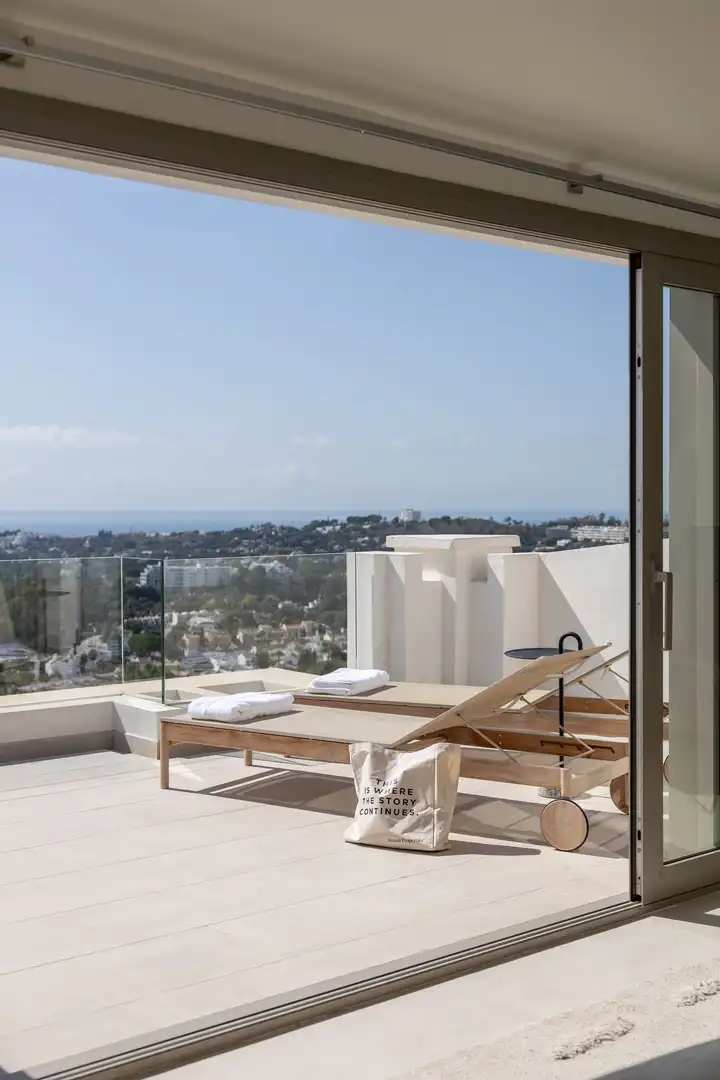 Terrasse von Dachboden zum Verkauf in Marbella mit Terrasse und Balkon