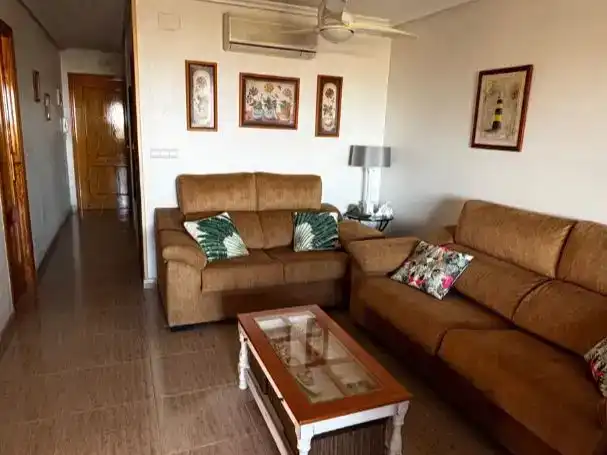 Wohnzimmer von Wohnungen zum Verkauf in Orihuela mit Klimaanlage und Schwimmbad