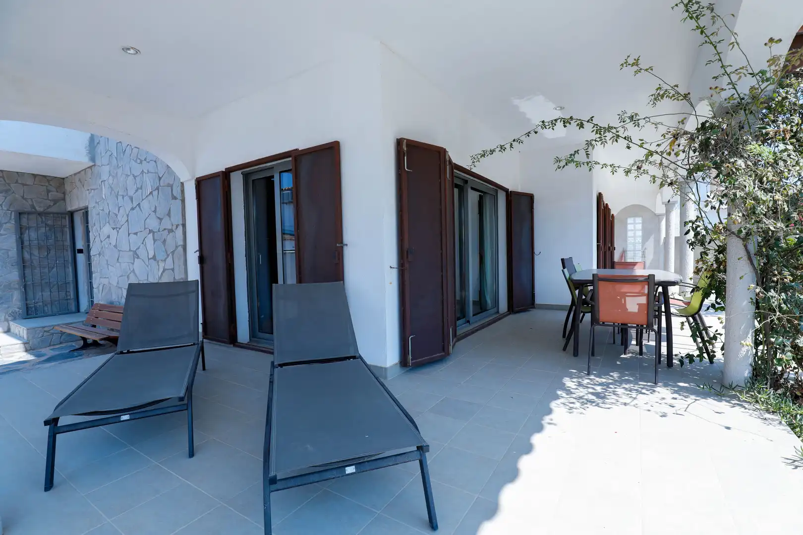 Terrasse von Haus oder Chalet zum Verkauf in L'Escala mit Klimaanlage, Terrasse und Möbliert