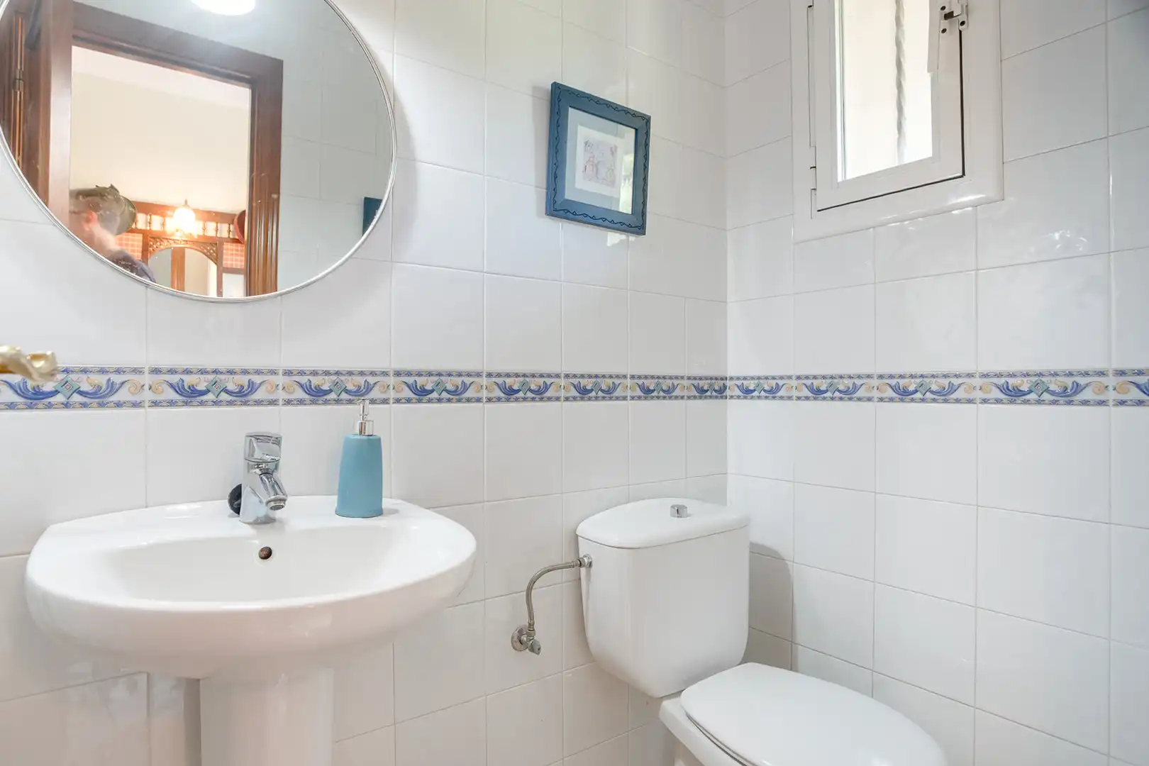 Badezimmer von Einfamilien-Reihenhaus zum Verkauf in Premià de Dalt mit Klimaanlage, Heizung und Privatgarten