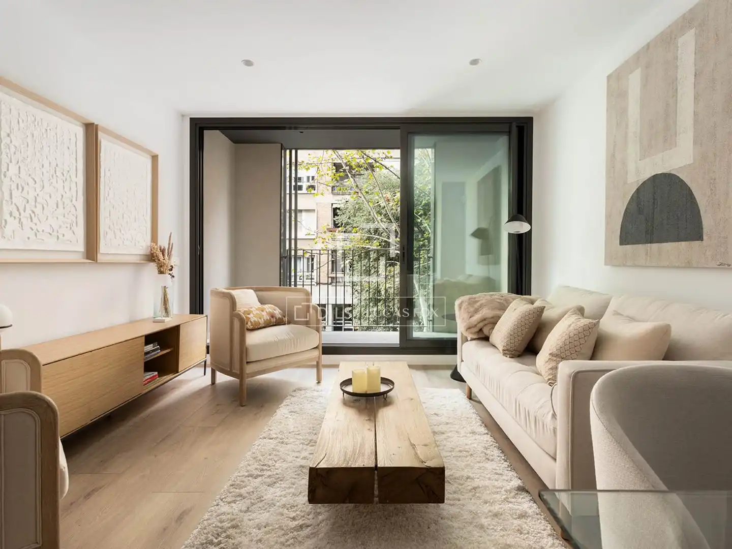 Living room of Flat for sale in Barcelona  with Air Conditioner, Heating and Terrace