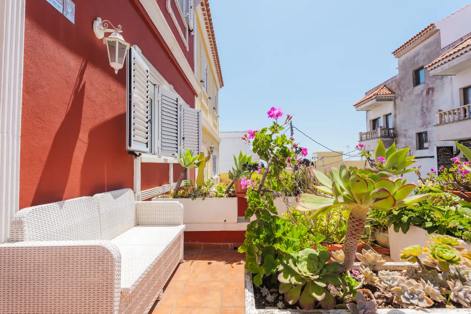 Terraza de Casa o chalet en venta en San Cristóbal de la Laguna con Calefacción, Jardín privado y Parquet