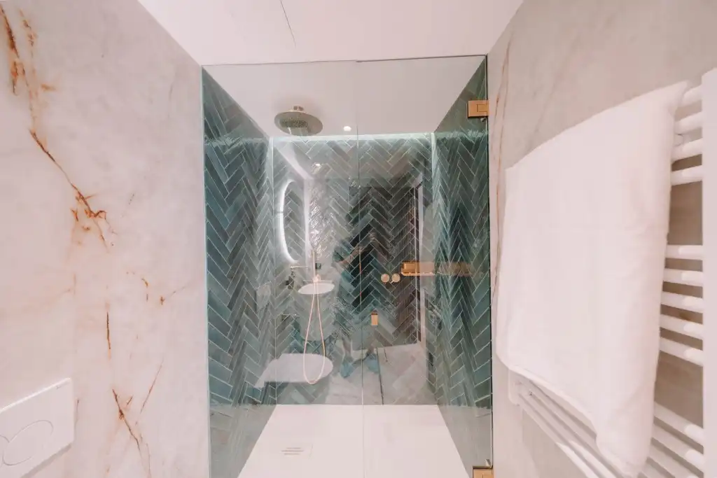 Badezimmer von Wohnungen zum Verkauf in  Palma de Mallorca mit Klimaanlage und Möbliert