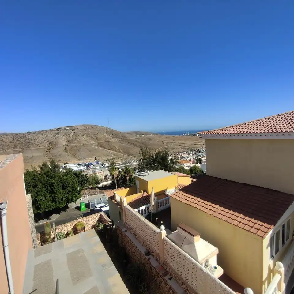 Vista exterior de Casa o chalet de alquiler en Mogán con Jardín privado, Terraza y Trastero