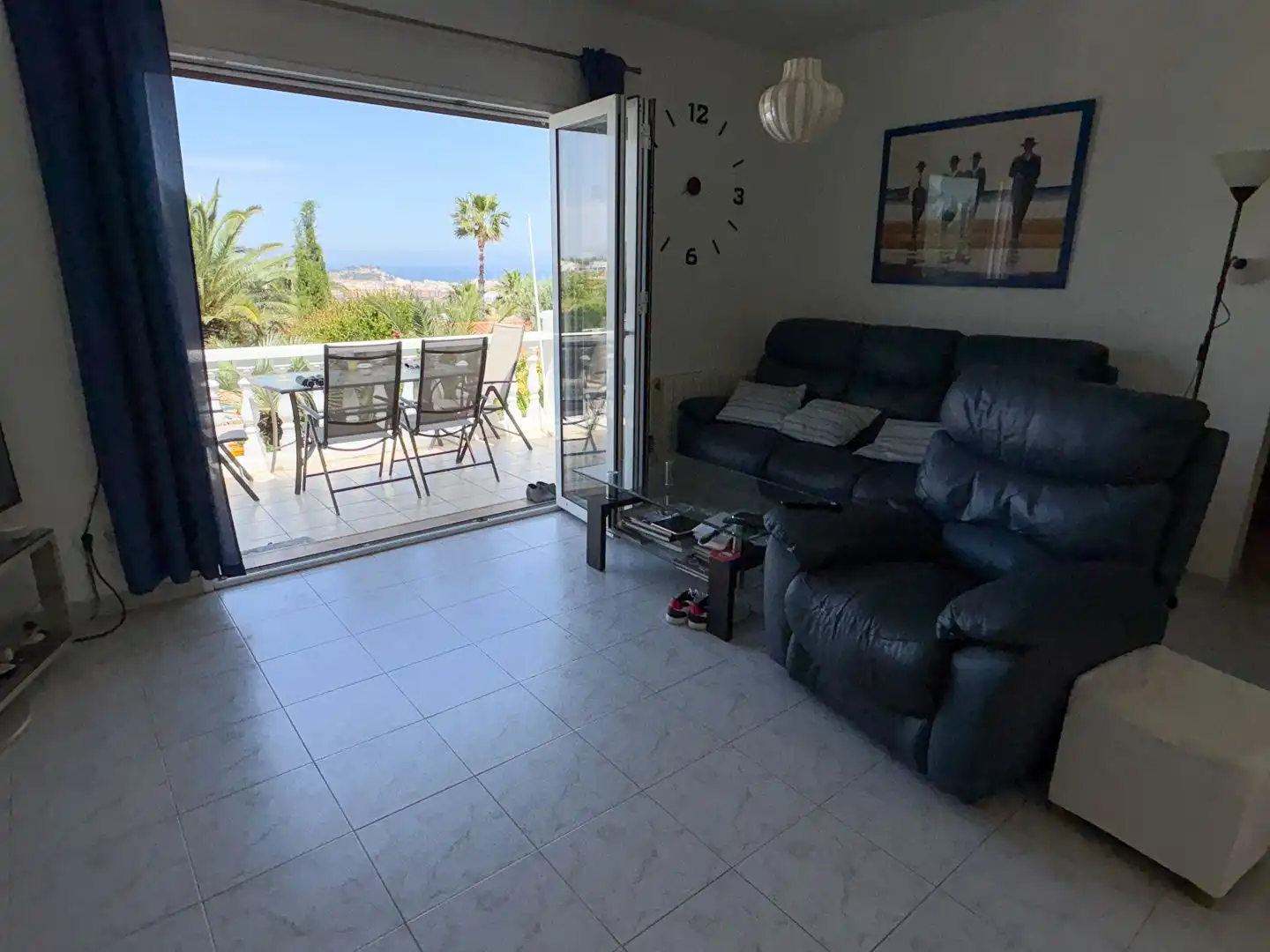 Sala de estar de Casa o chalet en venta en Dénia con Aire acondicionado, Calefacción y Jardín privado