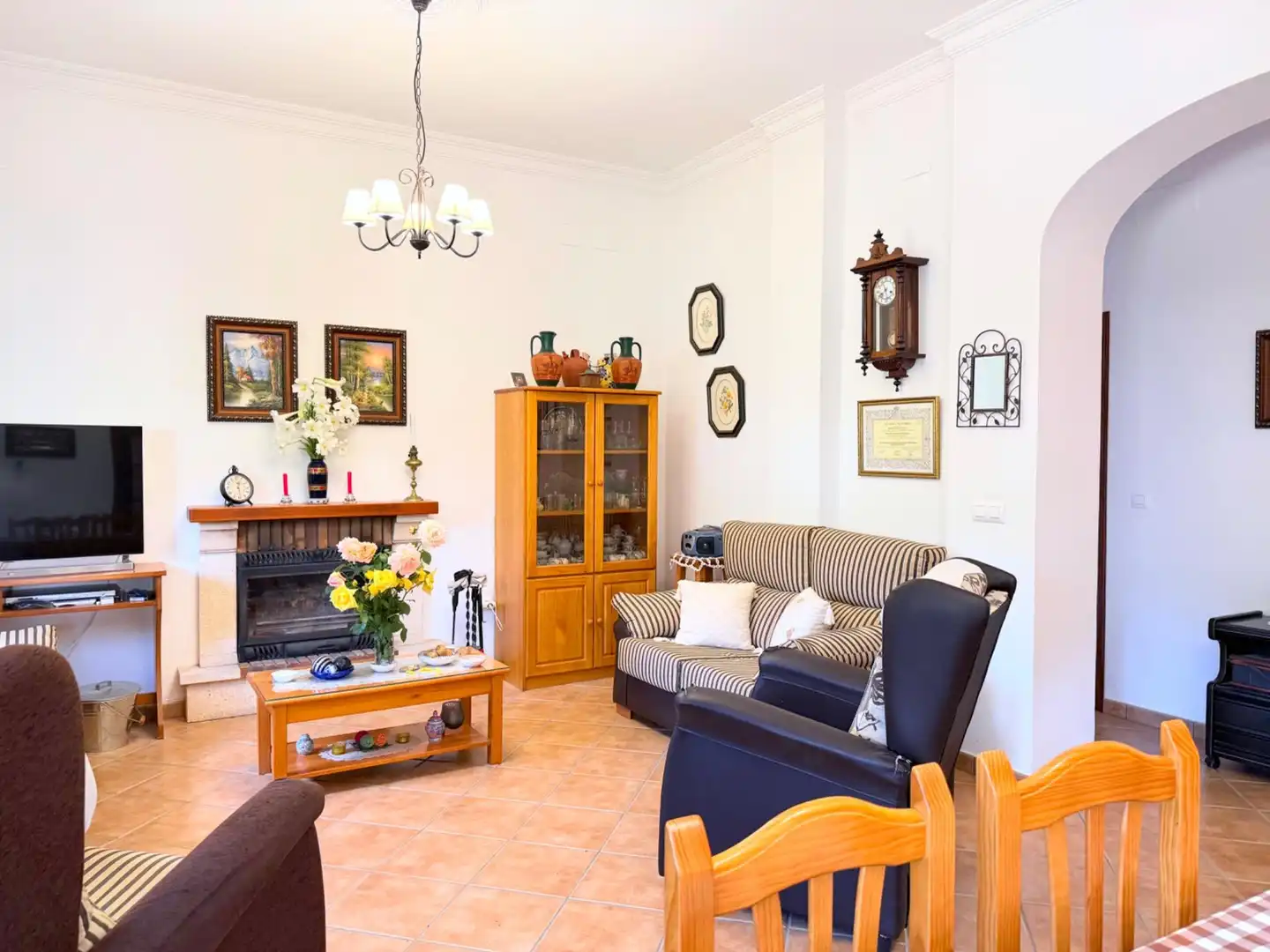 Living room of Houses for sale in Hinojos  with Air Conditioner, Heating and Private garden