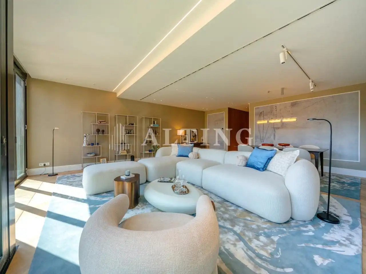 Sala de estar de Piso en venta en Barcelona con Aire acondicionado, Calefacción y Jardín privado