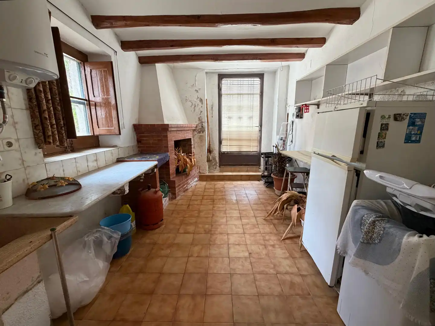 Kitchen of Detached homes for sale in El Pla del Penedès  with Furnished and Balcony